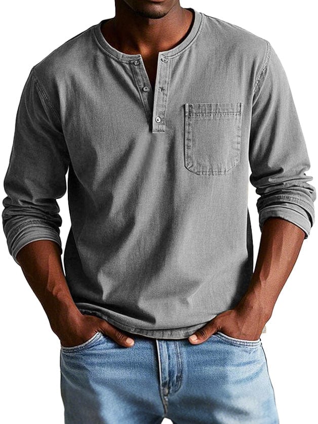 Frederik | Vintage Henley-Shirt