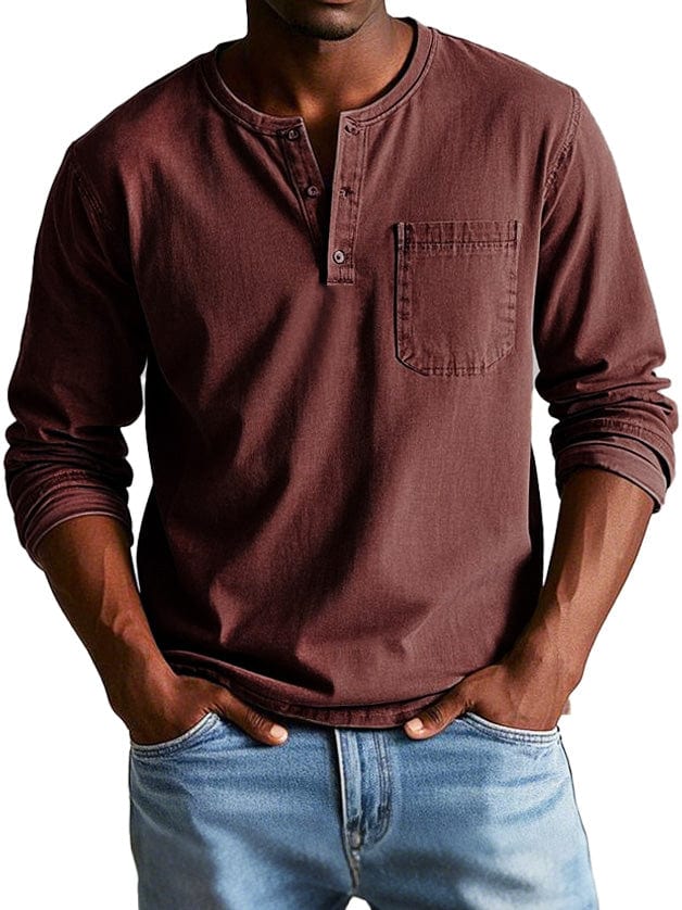 Frederik | Vintage Henley-Shirt