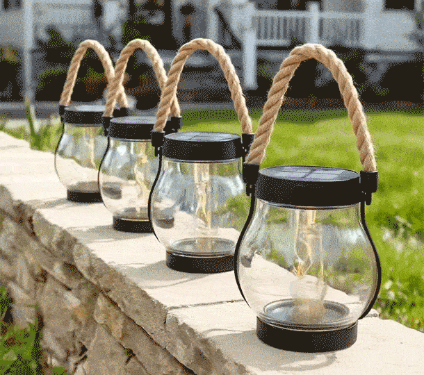 🌟 Solar-Laterne – warmes Licht für dunkle Tage