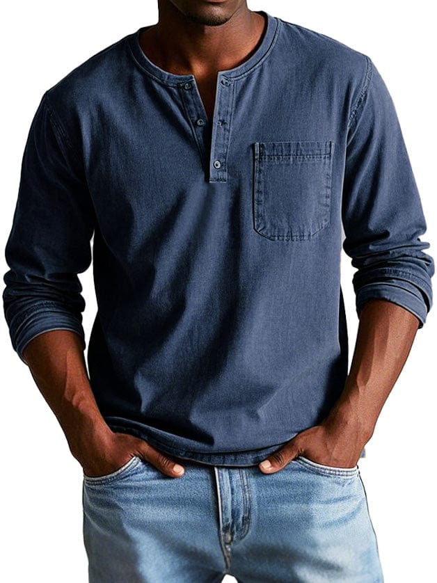 Frederik | Vintage Henley-Shirt
