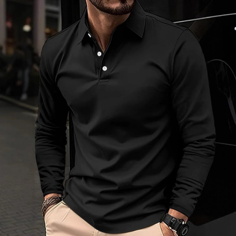 👔 Elegantes Herren-Poloshirt mit Langarm – Schlicht. Modern. Selbstbewusst.