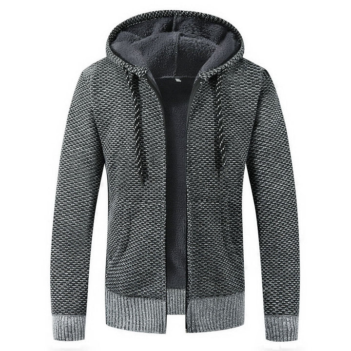 Warme Strickjacke mit Fleece – Stil trifft Komfort