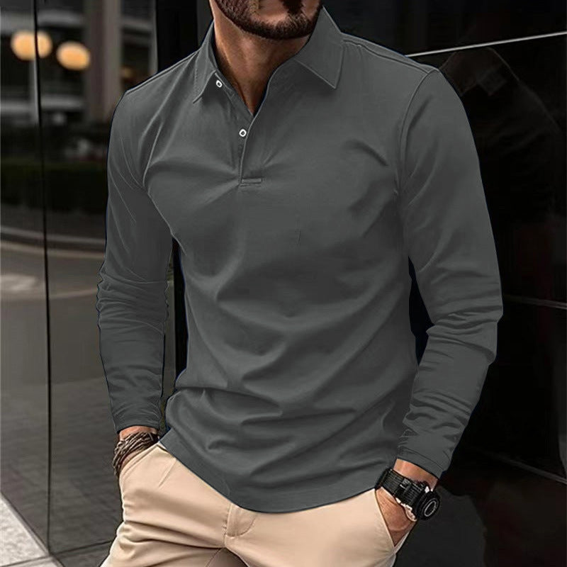 👔 Elegantes Herren-Poloshirt mit Langarm – Schlicht. Modern. Selbstbewusst.