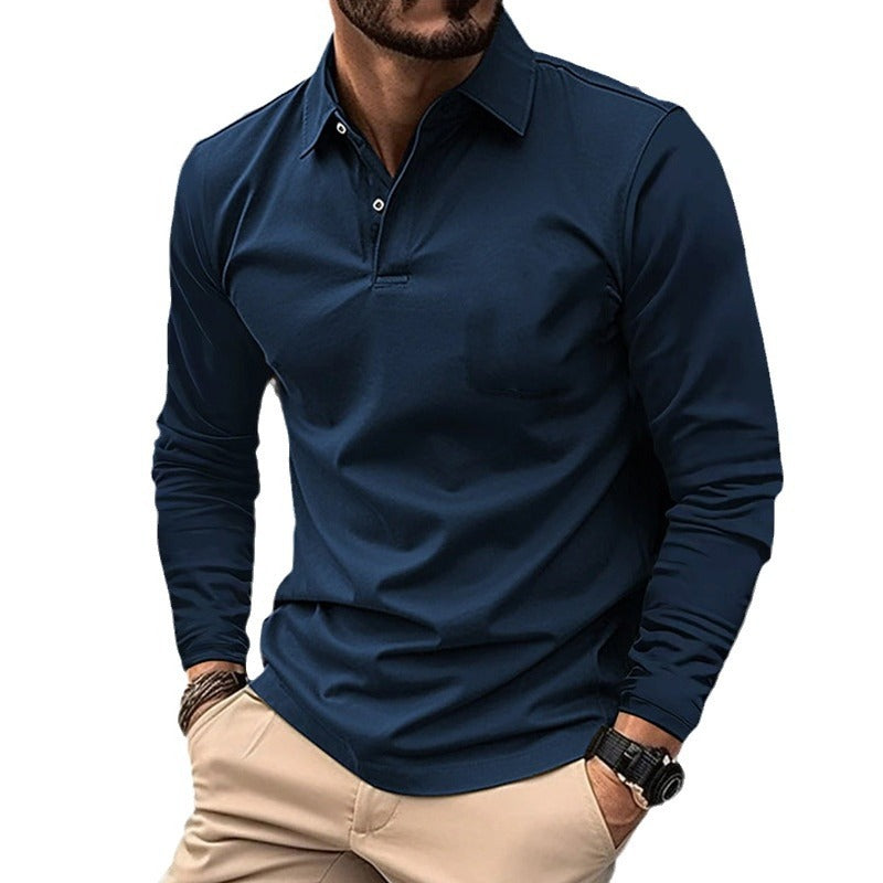 👔 Elegantes Herren-Poloshirt mit Langarm – Schlicht. Modern. Selbstbewusst.
