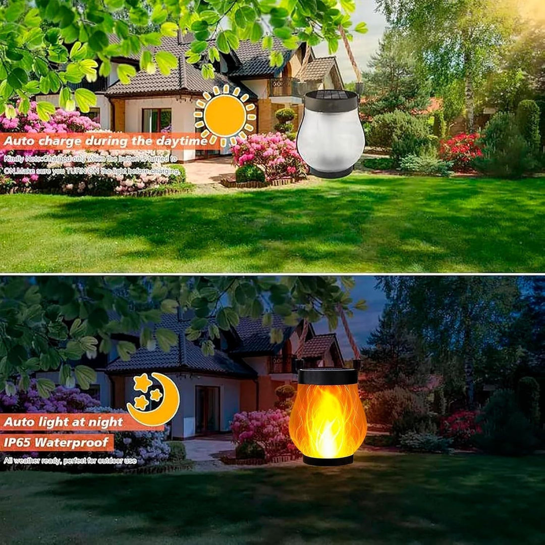 🌟 Solar-Laterne – warmes Licht für dunkle Tage
