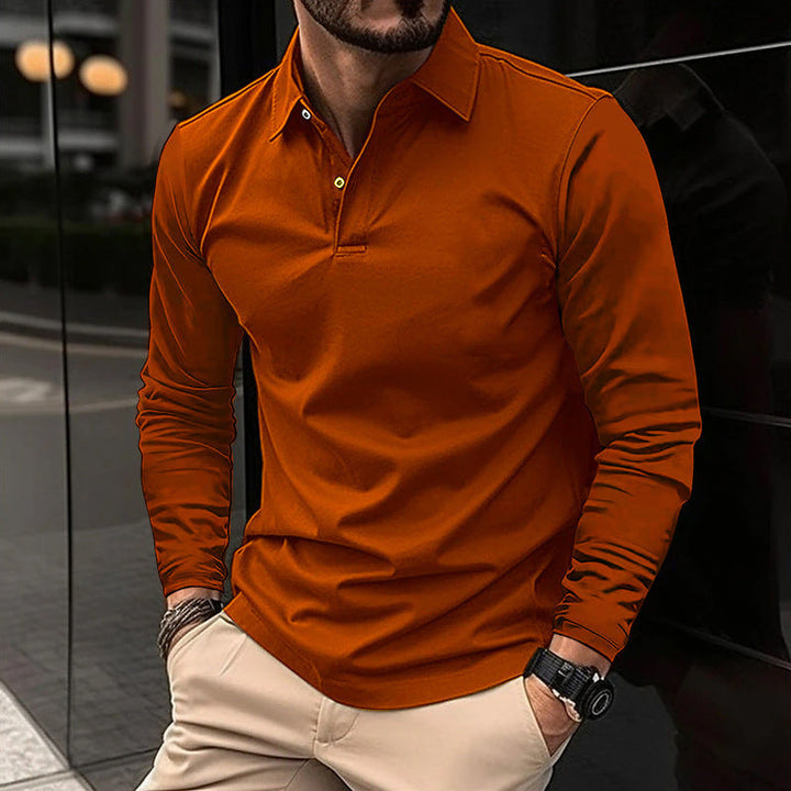 👔 Elegantes Herren-Poloshirt mit Langarm – Schlicht. Modern. Selbstbewusst.