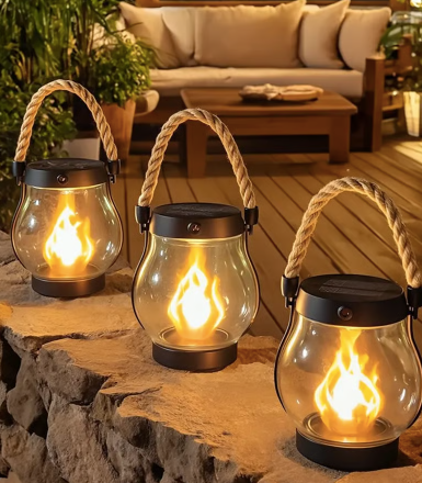 🌟 Solar-Laterne – warmes Licht für dunkle Tage