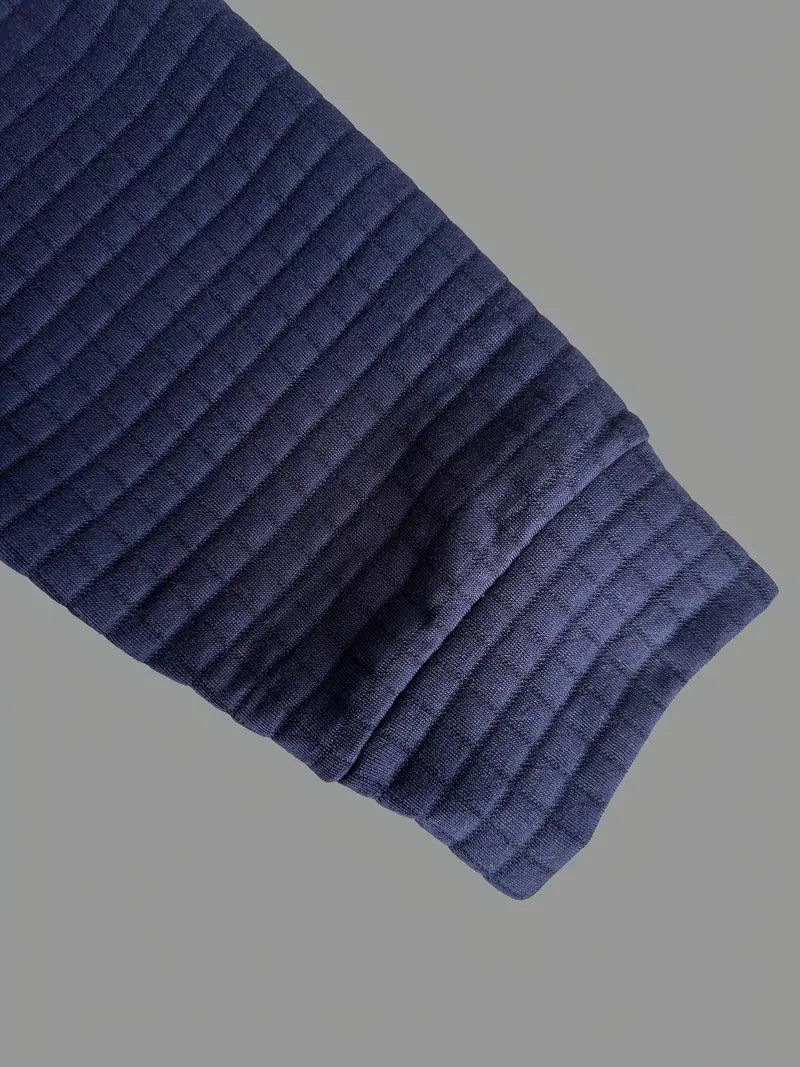 NordicWeave™ Herren Longsleeve Polo – Warm, Stilvoll & Bequem